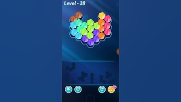 Block Hexa Puzzle Rainbow C Level 28 Walkthrough