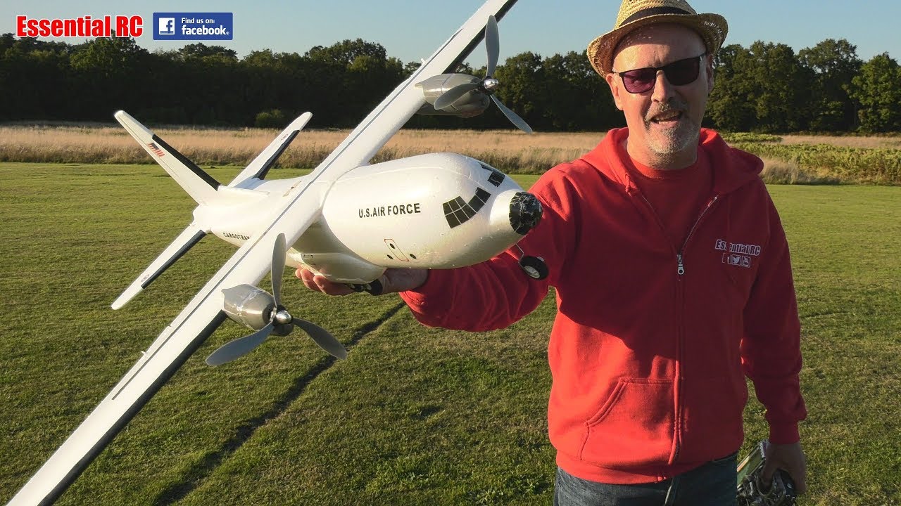 Update New C-160 Hercules Cargotrans Twin Transport RC Airplane PNP: ESSENTIAL RC FLIGHT TEST