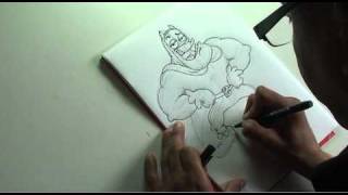 How to Draw Bananaman from The Dandy