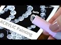 セリアのぷにぷにブラシをアクリル画に使ったら… Trying Out a Silicone Lip Brush for Acrylic Painting