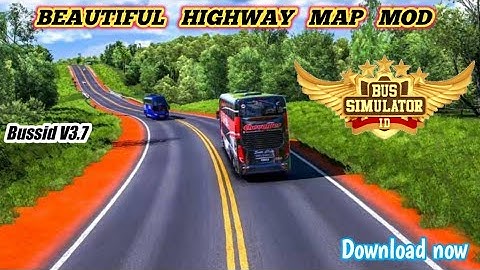 Mod Bussid 3.7.1 - National Highway Map Mod For Bus Simulator Indonesia || Bussid Mod ||