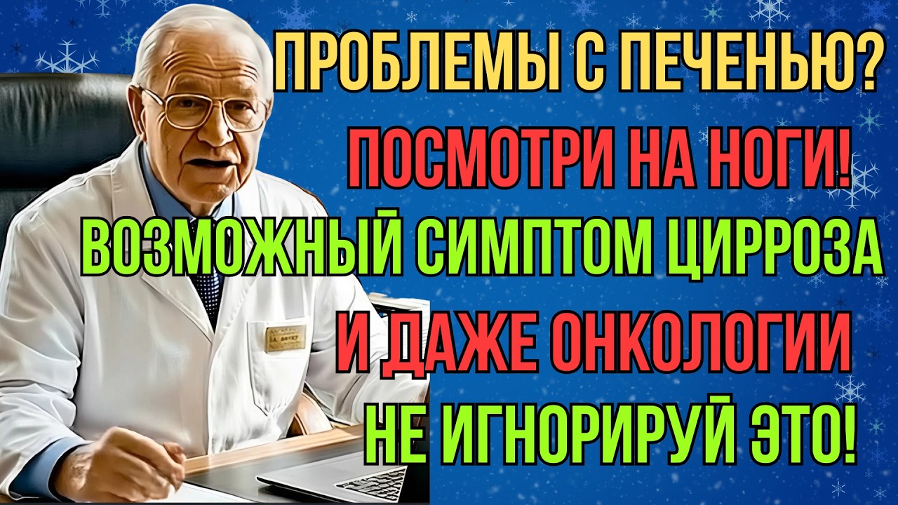 Проверьте печень по ногам! 3 тревожных признака: цирроз или онкология? Не игнорируйте симптомы!