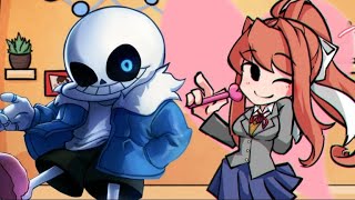 Just a Theory (V2) But is a Sans And Monika Cover (+FLP)