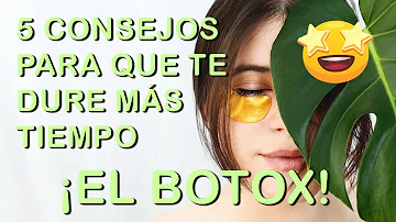 ¿Cómo hacer que el Botox dure más?