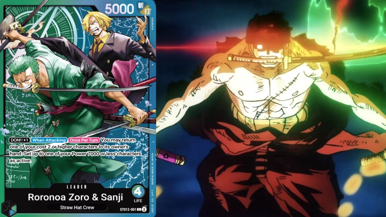 PSA9 2001 ONE PIECE ゾロ＆サンジ カードダス Zoro and Sanji the Most UNDERRATED Aggro Deck? - OP09 Deck Profile