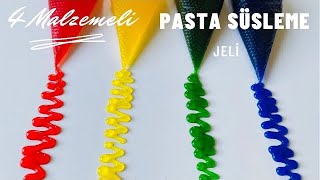 Pasta ve Tabak Süslemelerinde Kullanabileceğiniz  4 Malzemeli Jel Tarifi✅|Homemade Cake Decor Gel | screenshot 2