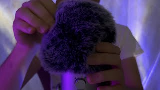 ASMR Mic Scratching Massage, FLUFFY Mic Cover, Relaxation, Rubbing, Sleep, No Talking 1H😴💤