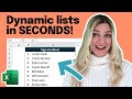 Create Auto-Numbered Lists in Excel in 2 Steps