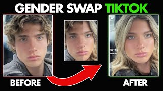 How to Do Gender Transition TikTok Trend FaceApp screenshot 5