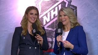 Celebrity Caley Chelios with Chris Simpson Sportsnet Wealth