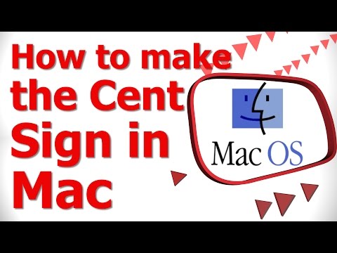 How to write a cent sign on the computer