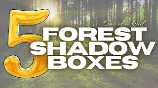 Creating SPRING FOREST Beauty in Mesmerizing LIGHT UP Shadowboxes!