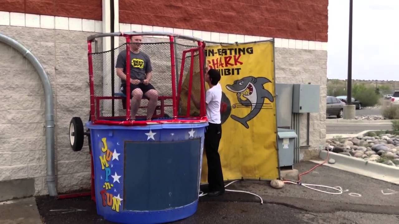 Farmington Best Buy dunk tank Thomas shivering YouTube