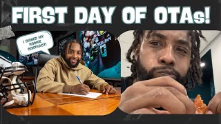 *Vlog* Episode 5: First Day of OTAs | I Signed my Rookie Contract