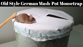 Old Style German Mash-Pot Mousetrap - Catch Mice With Paper