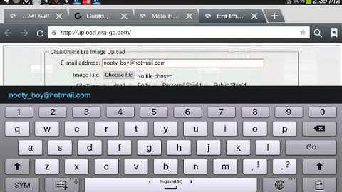 Graal era: How to upload custom heads and bodies