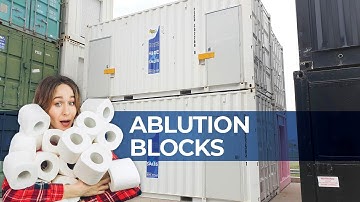 Shipping Container Ablution Blocks