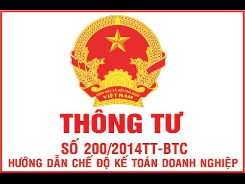 Hướng dẫn cách định khoản hạch toán các tài khoản theo Thông tư 200