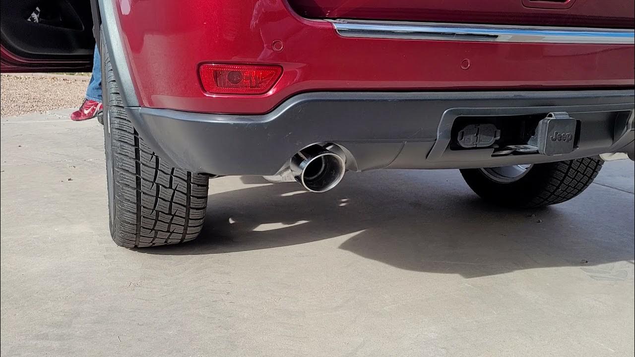 Gibson exhaust 2013 Jeep Grand Cherokee 5.7l hemi YouTube