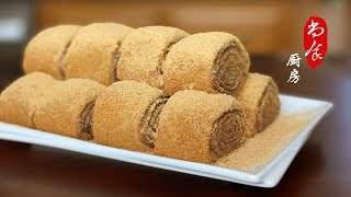 Lv Da Gun (Sticky rice cake with red bean paste) 驴打滚 | Sweet, Soft and Comfort Snack