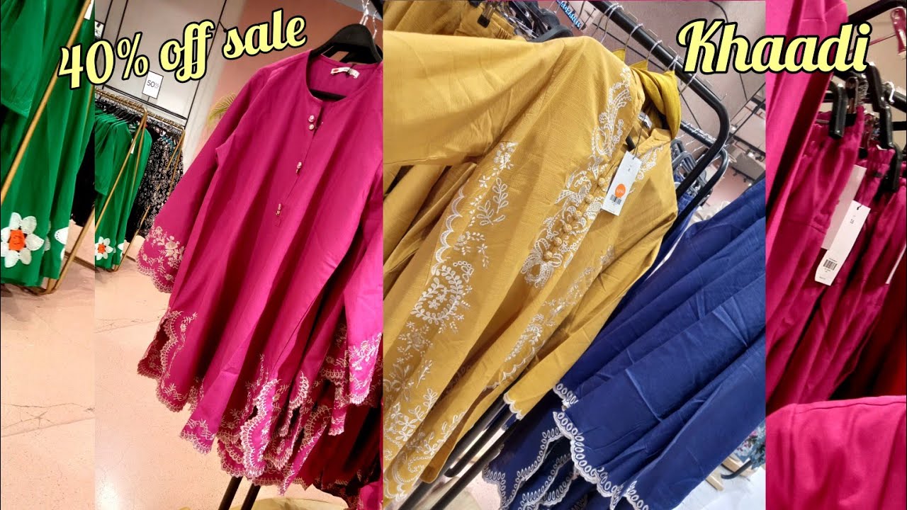 Khaadi  winter sale 40% off 15 January 2026|