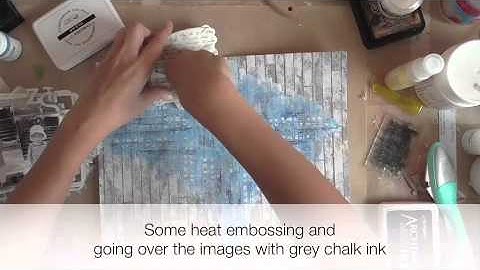 Mixed Media Layout tutorial for Maja Design