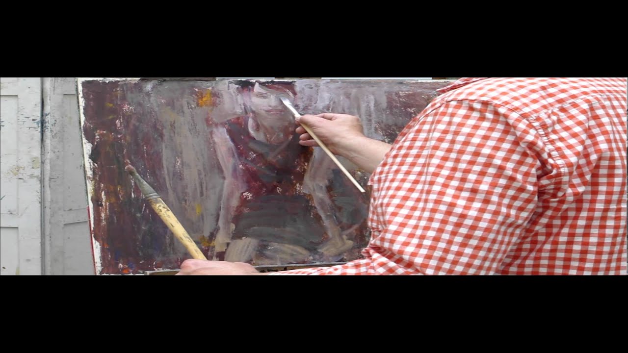 Plamen Valtchev portrait painting demo Part 1