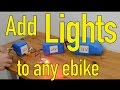 How to add any LED lights to an electric bicycle