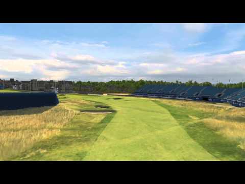 Flyover: 17th Hole at the Old Course at St Andrews, venue for The 144th Open (2015)