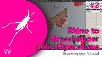 Boolean Operations in Grasshopper | Beginner 3D Modeling Tutorial