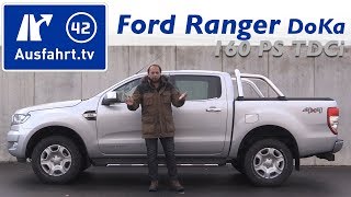 2016 Ford Ranger 2.2l TDCi 160 PS Doppelkabine Limited MT, Fahrbericht der Probefahrt, Test, Review