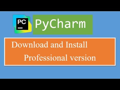 How to download and install PyCharm professional version