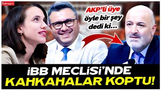 AKP’li üye CHP’yi eleştireyim derken kendi ayağına sıktı! İBB Meclisi’nde kahkahalar koptu!