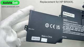 Replacement Battery For Hp Br04Xl 7.6V 36Wh 4 Cells