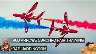 RED ARROWS WINTER TRAINING SESSIONS FOR 2026 SEASON SYNCHRO PAIR & HANNA BREAK • RAF WADDINGTON Profile