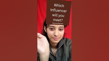 Random Selector Instagram AR filter - Which Influencer will you meet