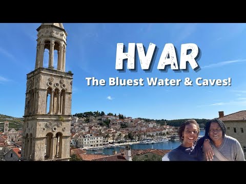 Hvar Croatia - Exploring the BLUE CAVE and Some the Bluest Water in the World