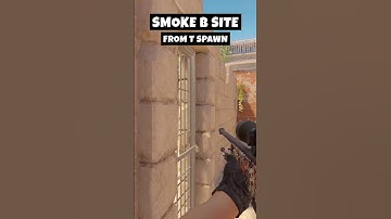 HOW TO SMOKE B SITE from T SPAWN on Anubis (CS2)