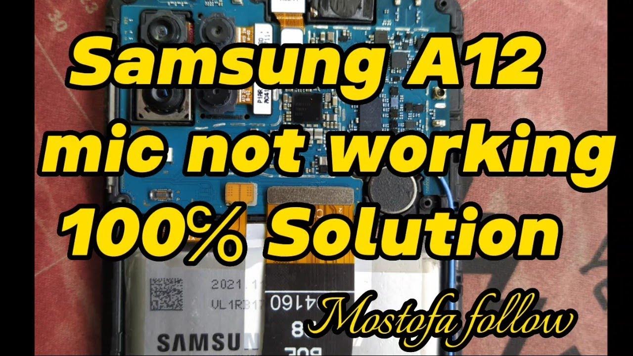 samsung-a12-mic-jumper-solution-100-working-youtube
