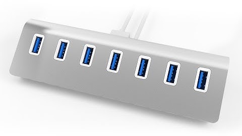 Sabrent Aluminum 7-Port USB 3.0 HUB unboxing/review