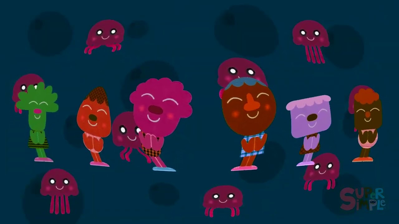 Super Simple Songs The Jellyfish Intro Logo Sponsored By Klasky Csupo 2001 Effects