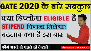 gate exam 2020 eligibility criteria || gate 2020 official notice || gate exam syllabus