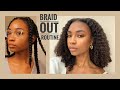 VOLUMINOUS,  MOISTURIZED AND DEFINED BRAID OUT | 3 PRODUCTS