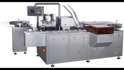 sachet cartoning machine for facial mask box packaging equipment with feeder estuchadora