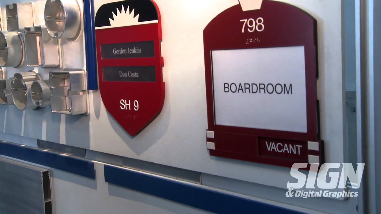 Clarke Systems superior Architectural Signage, Wayfinding and ADA Signage