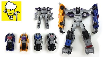 Transformers Combiner Force Menasor Deception Toys Stop Motion Robots in Disguise
