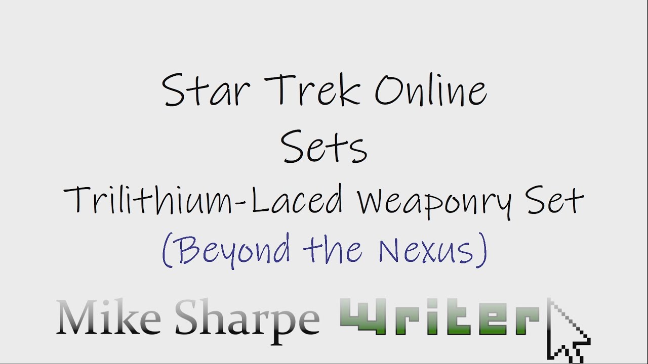 star trek online trilithium set