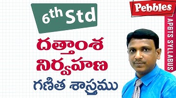 Data Handling | Class 6 Maths Telugu Medium | For all competitive exams