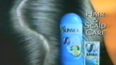 Sunsilk Nutrient Shampoo Hair & Scalp Care "Scalp" 30s - Philippines, 2002