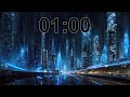 1 Minute Timer | Future Rain Storm 🌧️